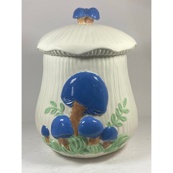Vintage Arnels Mushroom Canister Cookie Jar - Picture 2 of 15
